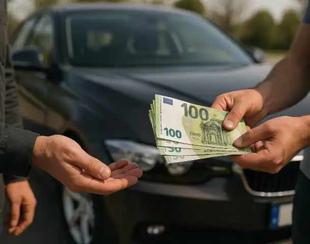 Direkter Barkauf beim Autoankauf in Bensheim für Ihr Fahrzeug.